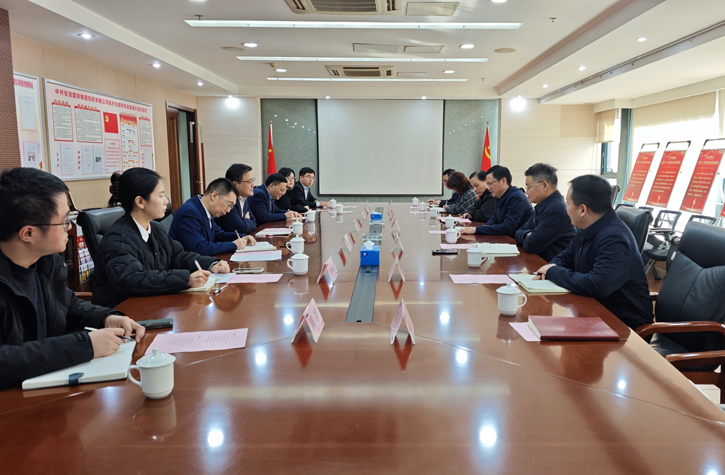 楊群山拜會安徽國貿(mào)集團